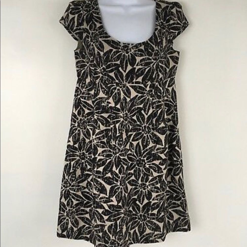 Micheal Kors size 12 burlap sunflower dress